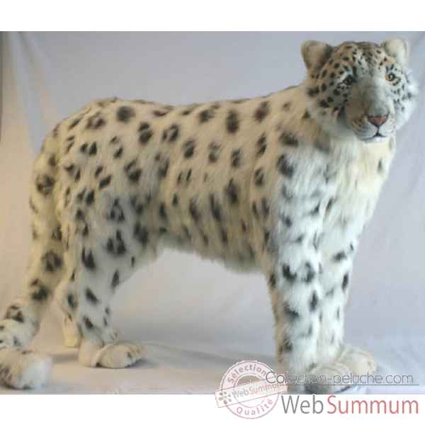 Peluche Automate lopard des neiges 95cmh/122cml (4282) Anima -0006