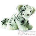 Video Anima - Peluche bebe tigre blanc assis 18 cm -3420
