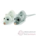 Video Anima - Peluche souris grise ou blanche assorties 8 cm -1740