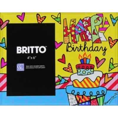 Cadre happy birthday Britto Romero -B333184