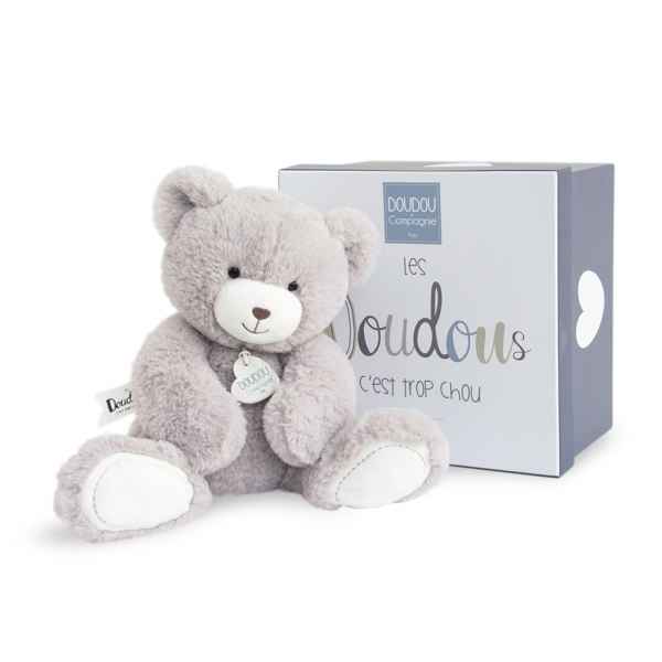 Peluche unicef - ours taupe mm Doudou et Compagnie -DC3245