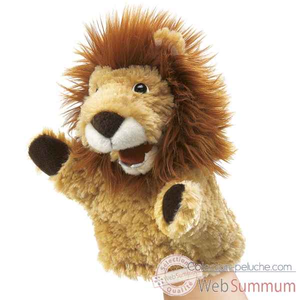 Marionnette peluche  petit lion folkmanis 2930 -1