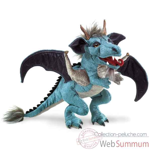 Dragon bleu  Folkmanis -2958 -2