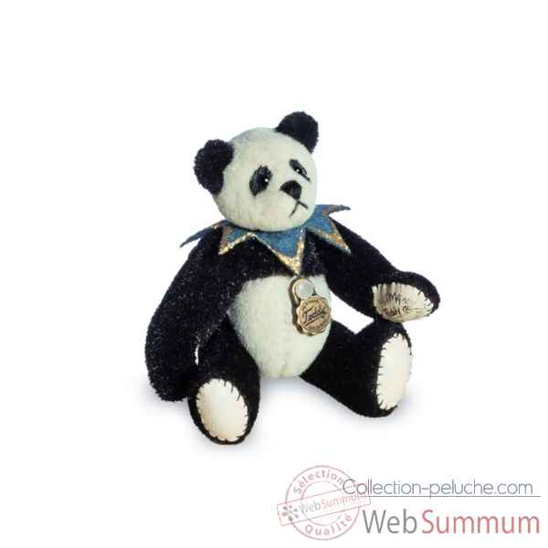 Ours en peluche de collection panda arlequin 6 cm hermann -15435 8