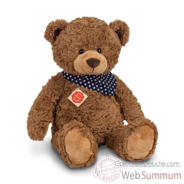 Peluche Ours teddy brun 48 cm hermann teddy collection -91363 4