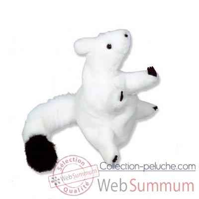 Marionnettes peluche  main - Fabrication France -Hermine