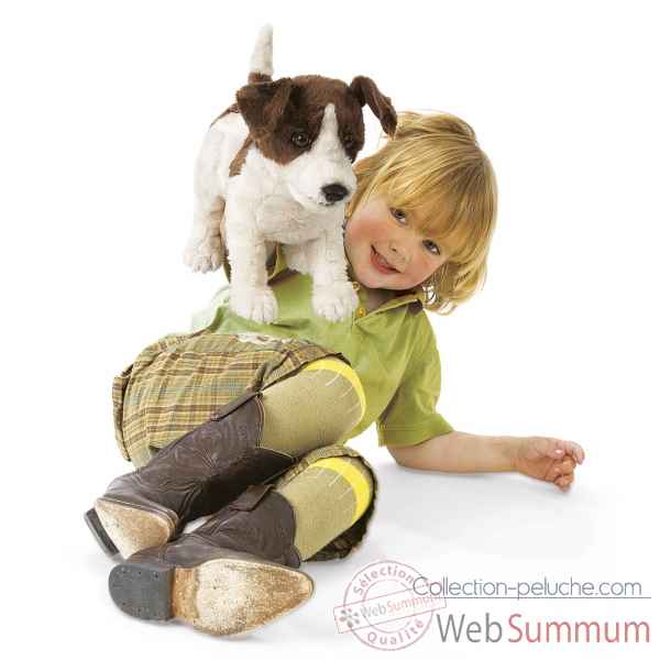 Marionnette Peluche Jack Russel Terrier Folkmanis -2848  -2