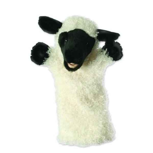 Grande marionnette peluche  main - Mouton blanc-26030