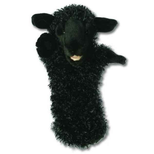 Grande marionnette peluche  main - Mouton noir-26005