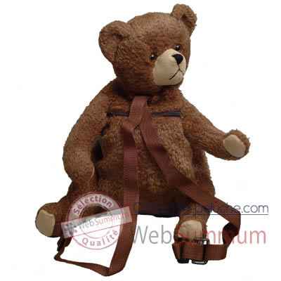 Les Petites Marie-Peluche retro, sac a dos ours Charly