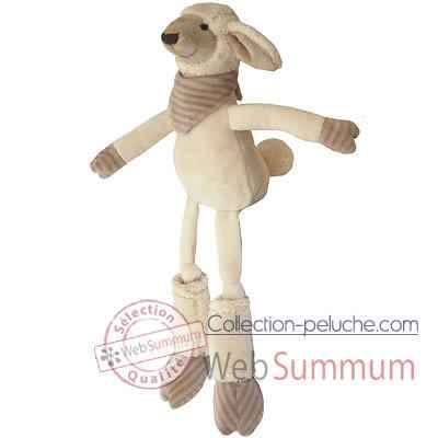 Les Petites Marie - Peluche collection ferme, Simon le mouton