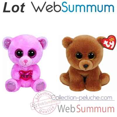 Promotion peluche ours Ty -LWS-204