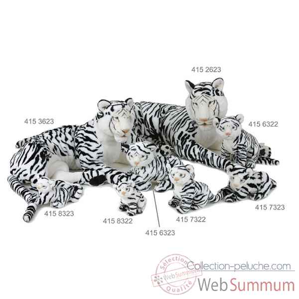 Jeune tigre de siberie assis 32 cm Ramat -4157322