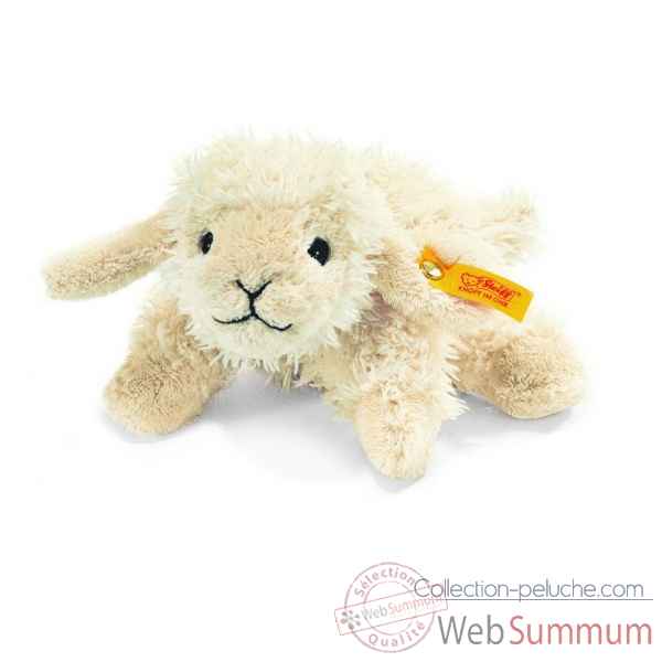 Peluche steiff floppy miniature de steiff agneau linda, blanc laineux -281303