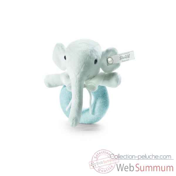Peluche steiff selection elephant anneau de prehension, bleu -239397