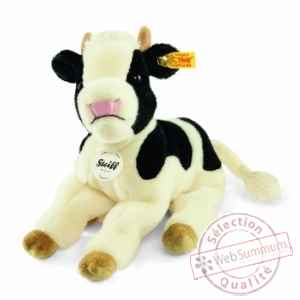 Vache luise, blanc et noir mouchetee STEIFF -103421