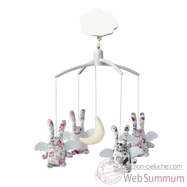 Mobile musical ange lapin liberty  Trousselier M1163 02