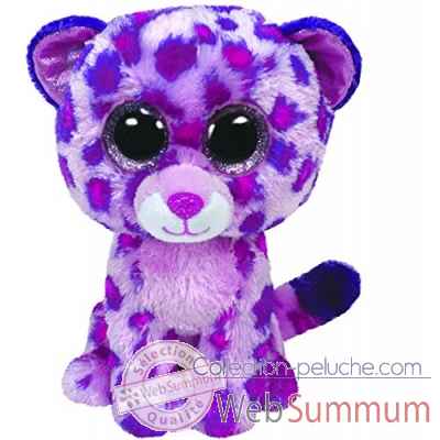 Peluche Beanie boo\'s medium - glamour leopard rose Ty -TY36985