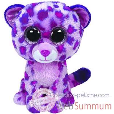 Peluche Beanie boo\'s small - glamour leopard rose Ty -TY36085