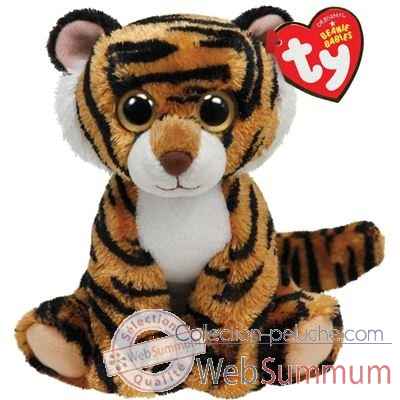 Peluche Beanies small - stripers le tigre Ty -TY42055