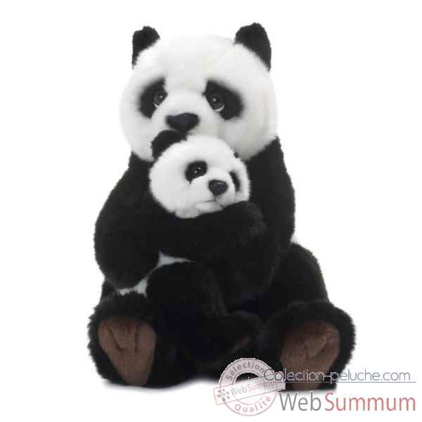 Wwf maman panda 28 cm, avec bebe -15 183 008