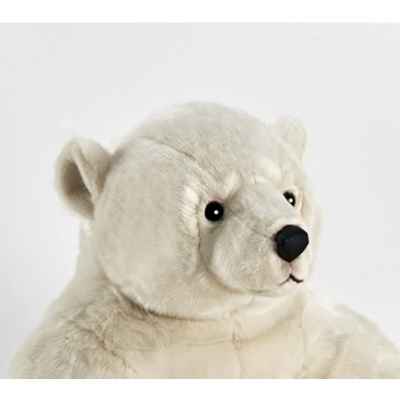 Anima - Peluche ours polaire assis 100 cm -1832