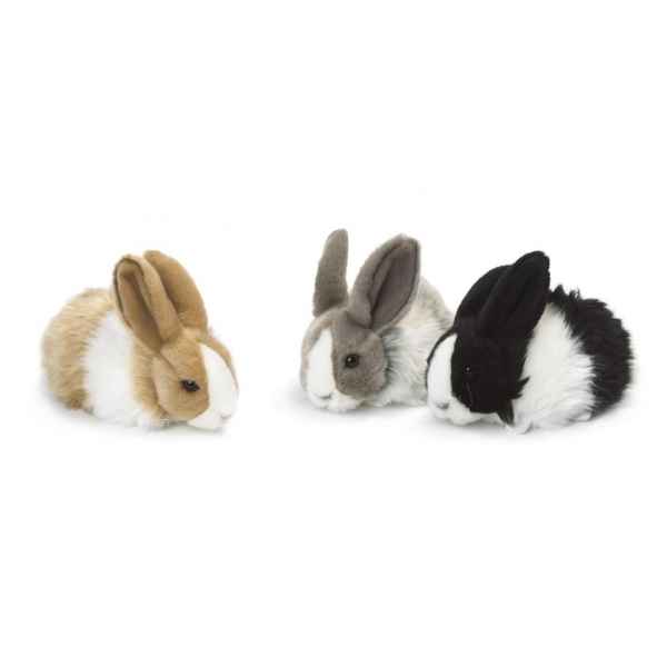 Peluche lapin couch 18 cm, 3 couleurs assorties ACP -23182005