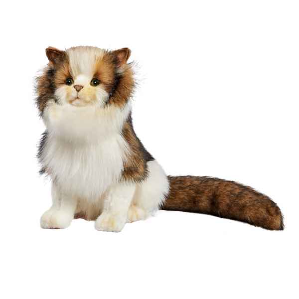 Peluche chat persan gris blanc assis 68cml Anima -8154