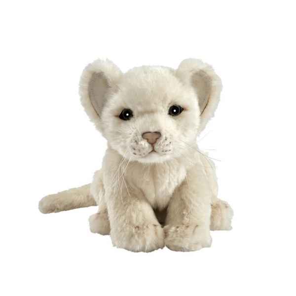 Lion blanc bebe assis 18cmh Anima -7291