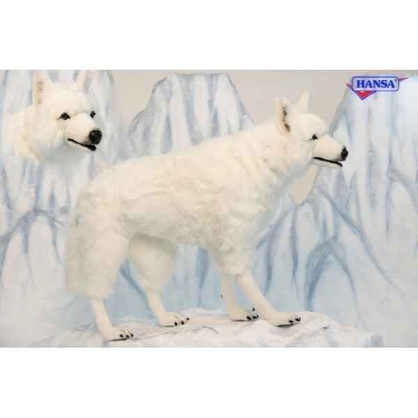 Automate loup blanc  4 pattes Anima -0365