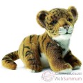 Video Anima - Peluche bebe tigre brun assis 18 cm -3421