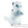 Video Anima - Peluche chat joueur blanc 24 cm -3435