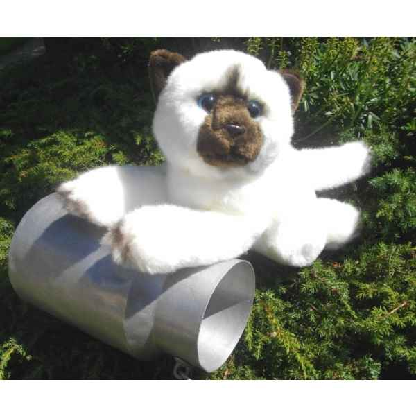 Peluche chat siamois couch 30cml anima -1949