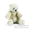 Video Anima - Peluche ours polaire assis 35 cm -1830