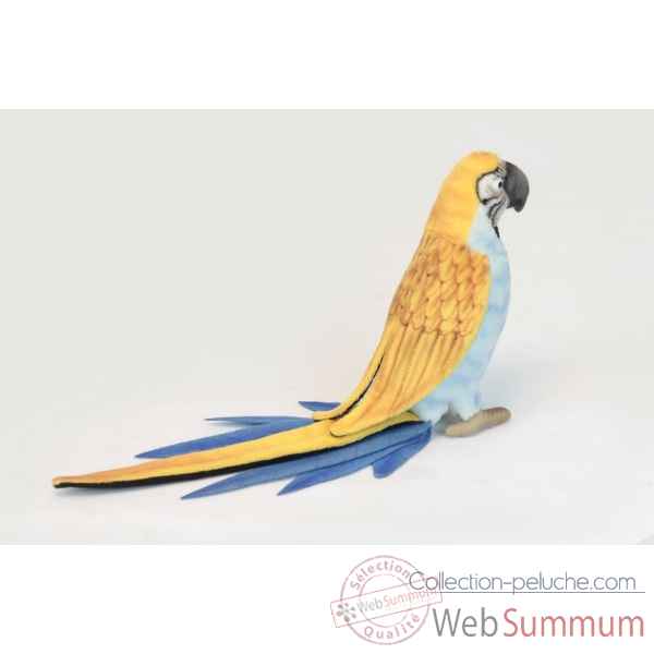 Perruche jaune/bleu 16cmh Anima -3325