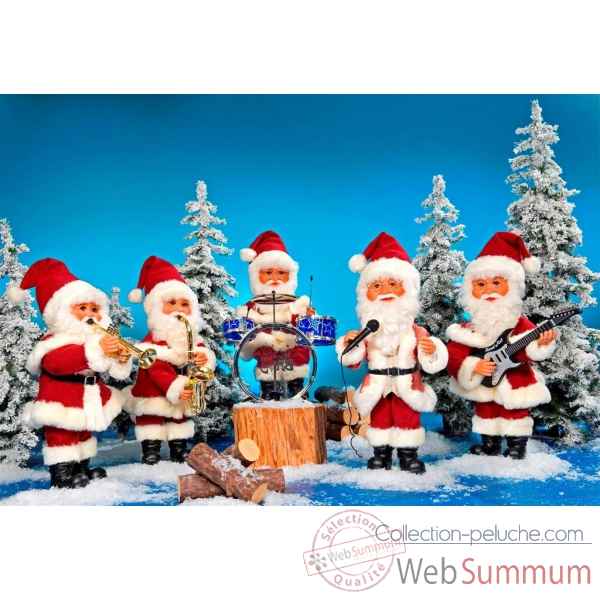 Automate - ochestre du pere-noel (new style) Automate Decoration Noel 885-N