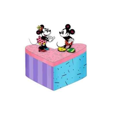 Mickey & minnie lidded box Britto Romero -4019376