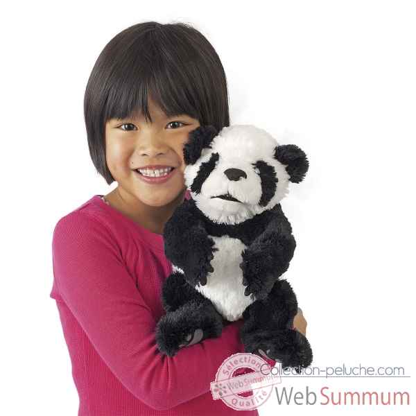 Marionnette ventriloque bebe panda Folkmanis -3061 -1