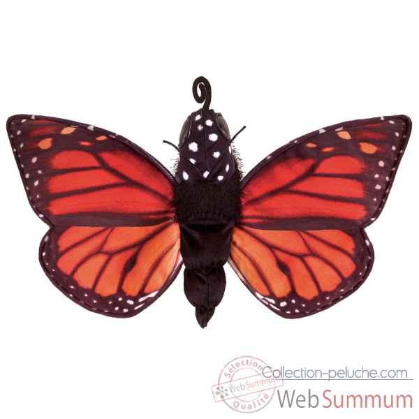 Marionnette ventriloque papillon monarque crysalide Folkmanis -3073 -2