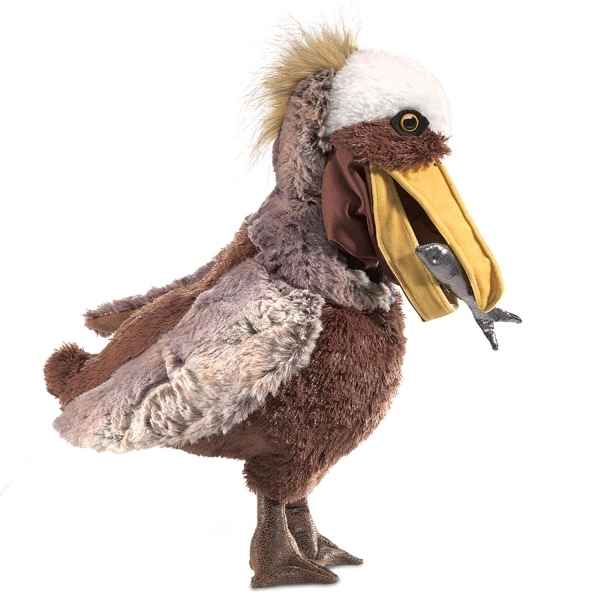 Peluche Pelican marron 30 cm neuf 