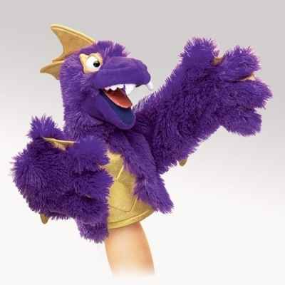Marionnette peluche monstre mystique PI violet Folkmanis -2946