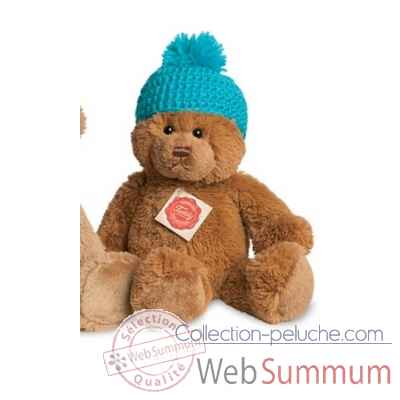 Ours teddy marron 25 cm avec bruiteur Hermann -91183 8