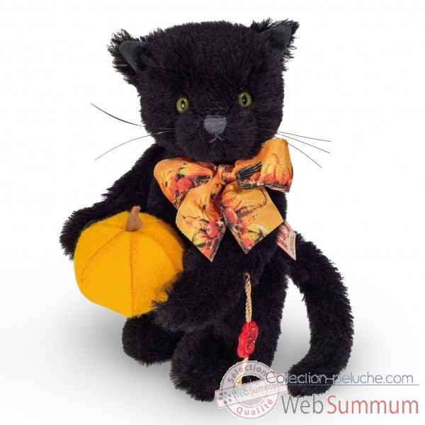 Peluche chat d\'halloween 19 cm collection ed. limitee Hermann -11752 0