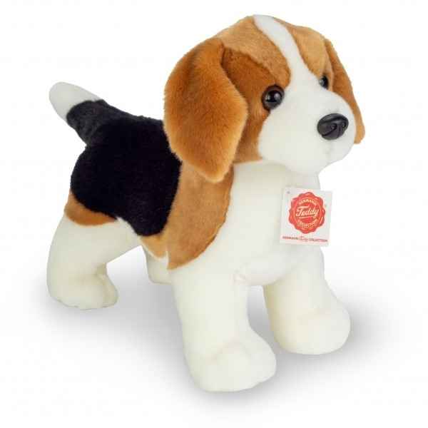 Peluche chien beagle debout 26 cm Hermann -91954 4