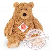 Peluche ours brun hector 26 cm hermann -93912 2