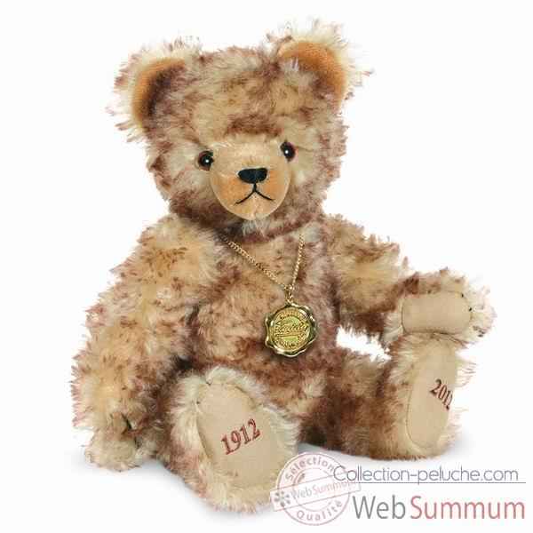 Peluche ours teddy bear 100 ans 38 cm collection d. limite hermann -14641 4