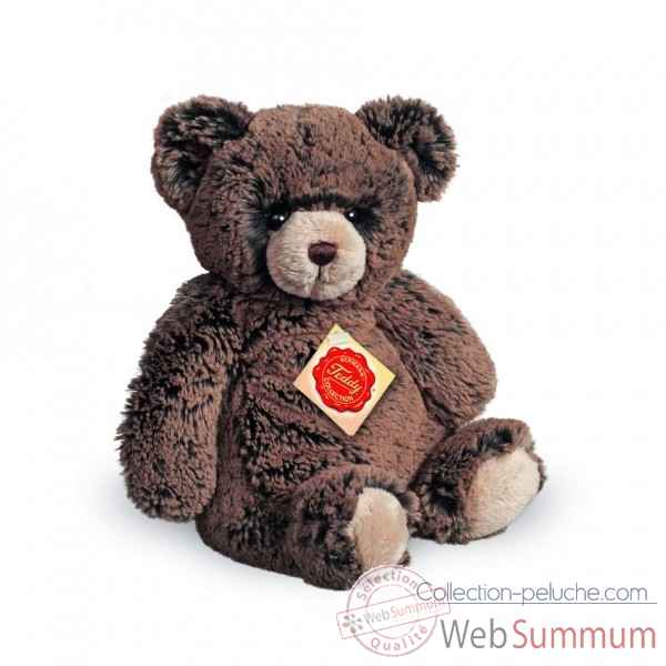 Peluche ours teddy brun fonc 25 cm Hermann -91305 4