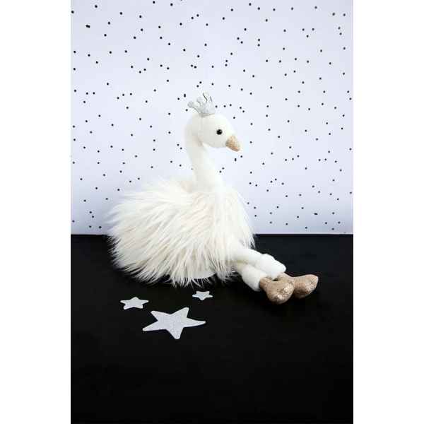 peluche Cygne blanc mm histoire d\\\'ours -2787