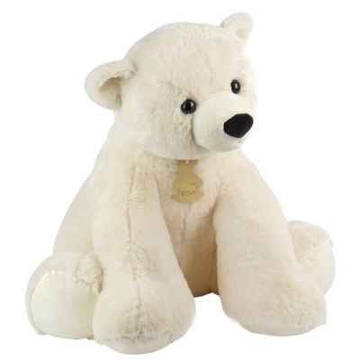 Peluche Ours polaire assis (MM) Histoire d\\\'Ours 1434