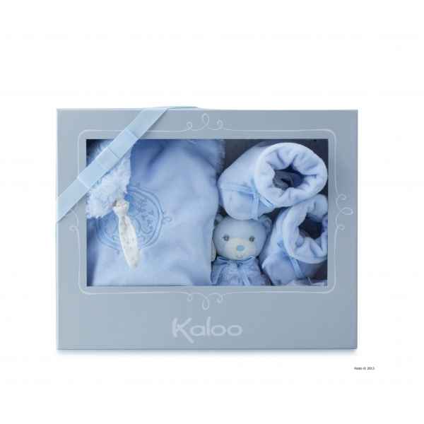 perle - petit coffret cadeau bleu 3 pieces Kaloo -K962169